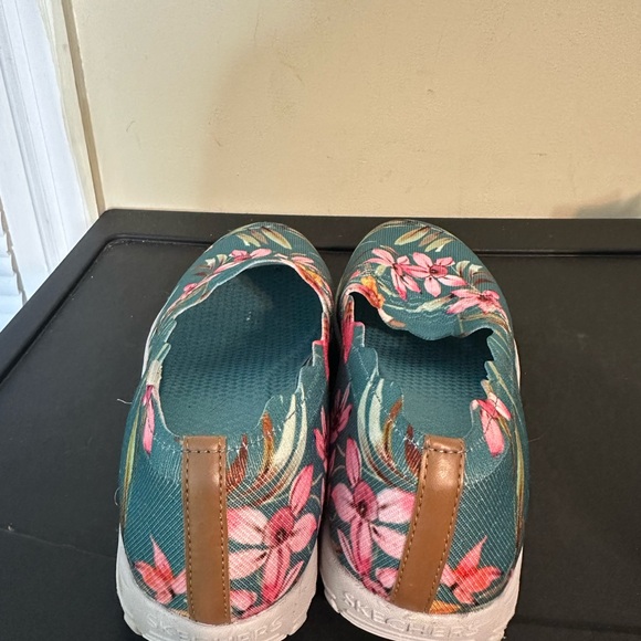 Skechers Knit Scalloped Slip-On Shoes Reggae Fest Umpire Green 11 - Picture 4 of 6